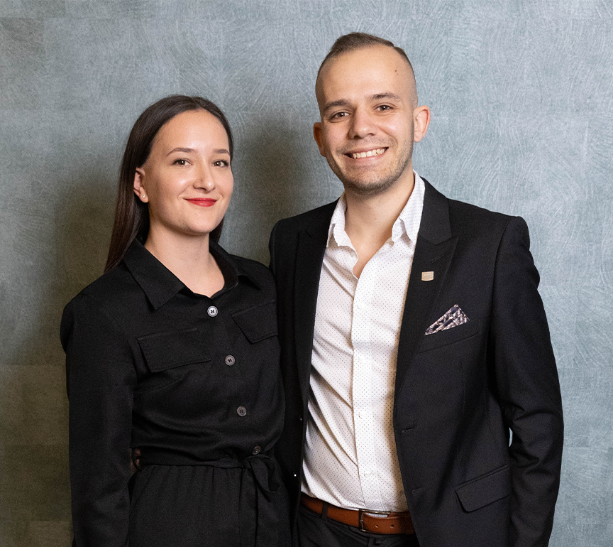 Fekete Máté és Lakos Kamilla